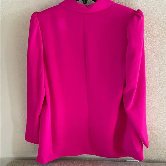Gorgeous Express Fuchsia blazer jacket with open front L - Picture 5 of 7